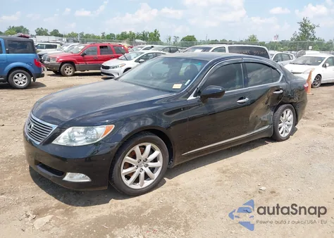 2007 Lexus Ls 460 z USA, uszkodzony, nr VIN JTHBL46F575049161